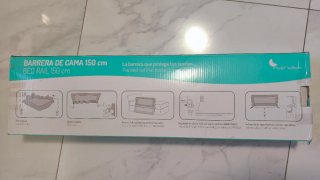 Barrera de Cama Infantil Gris