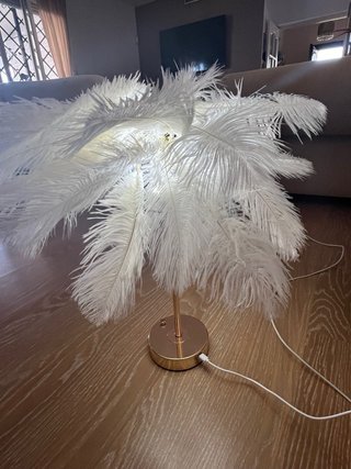 Lámpara escritorio con forma de pluma luz  led USB