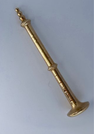 Mortero Boticario Bronce Macizo con Mano