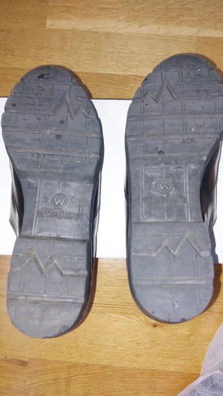Zapatos Wonders Piel Cremallera Negro