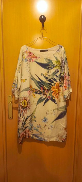 Vestido estampado floral talla única