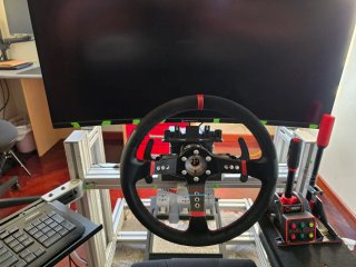 Simulador Racing MOZA R9 completo + cockpit