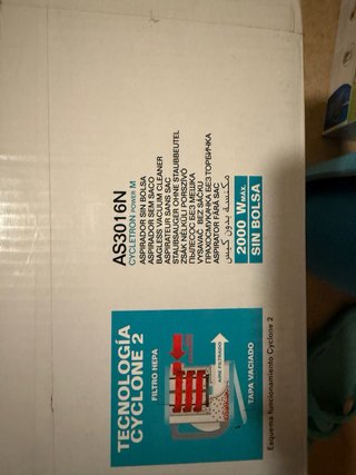 Aspirador Ufesa 2000W Sin Bolsa