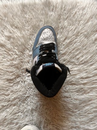 Air Jordan 1 Mid Azul Blanco Talla 38