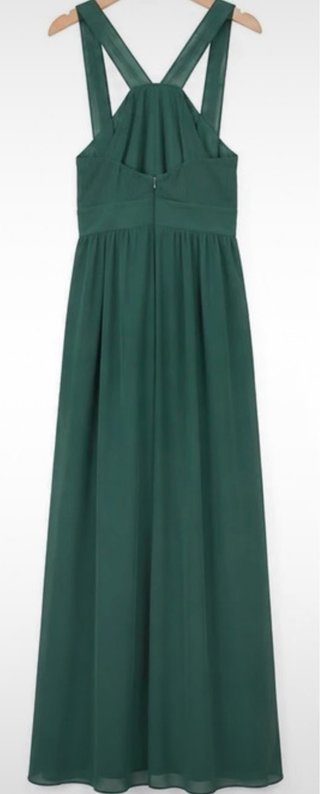 Vestido largo verde para evento