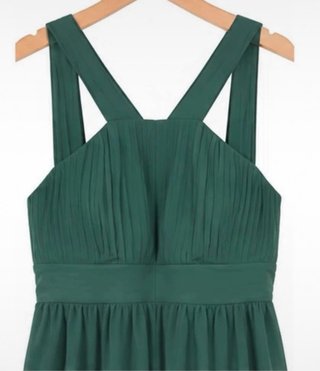 Vestido largo verde para evento