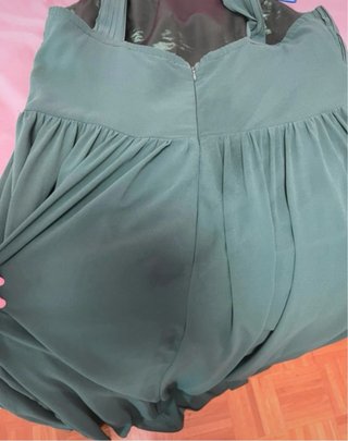 Vestido largo verde para evento
