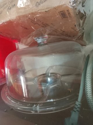 Tapa de cristal para tarta