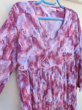 Rosana Vestido Largo de Verano Vintage Talla XXL