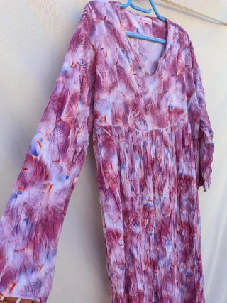 Rosana Vestido Largo de Verano Vintage Talla XXL