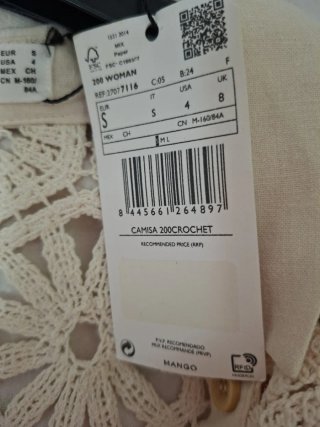 Camisa MNG Beige