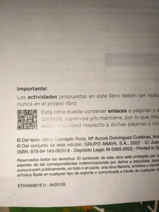 Biología y Geología 1 ESO