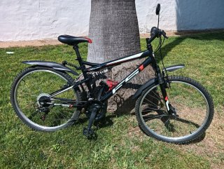 Bicicleta Doble Suspensión FS1 Negra