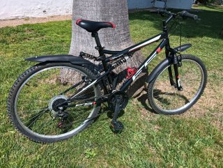 Bicicleta Doble Suspensión FS1 Negra
