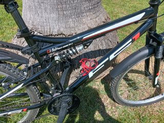 Bicicleta Doble Suspensión FS1 Negra