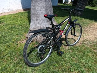 Bicicleta Doble Suspensión FS1 Negra