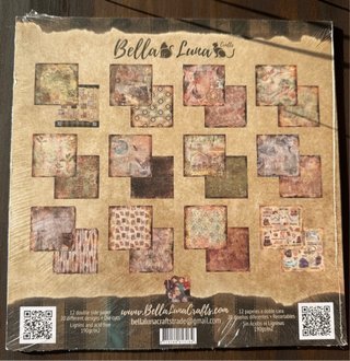 Pack Papeles Scrapbooking Bella Luna