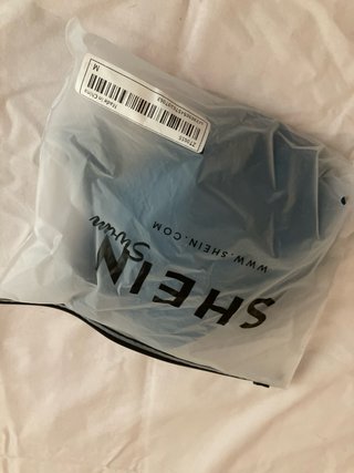 Sujetador de Bikini SHEIN Azul Petróleo Talla M