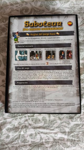 Saboteur Juego de Mesa + Expansión
