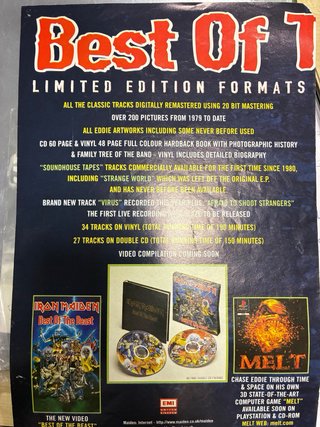 Iron Maiden Best of the Beast Firmado