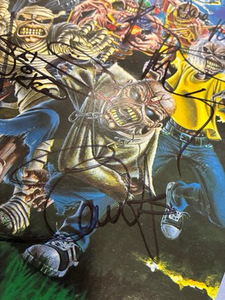 Iron Maiden Best of the Beast Firmado