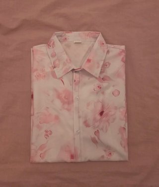 Camisa floral chico manga corta