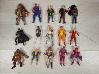 Lote 70 Figuras Marvel DC Vintage 90s Toy Biz