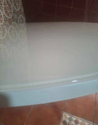 Mesa redonda cristal y metal