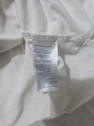 Vestido Tommy Hilfiger blanco talla S