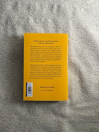 El mundo de Sofía Novela sobre la historia de l...