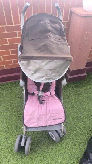 Silla de paseo Maclaren rosa