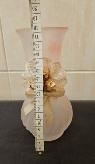 Vaso decorativo rosa