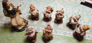 Figuras Blancanieves y 7 Enanitos