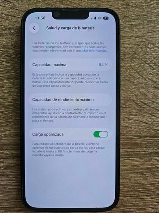 iPhone 13 128GB 84% Salud Batería