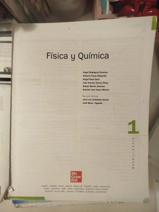 Física y Química 1 Bachillerato