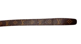 Cinturón Louis Vuitton Marrón y Dorado