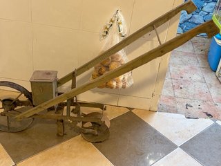 Sembradora antigua remolacha