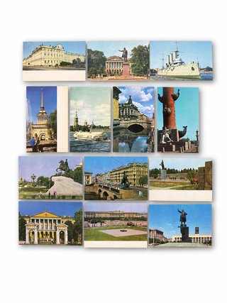 Set 13 cartoline URSS 1970 colori