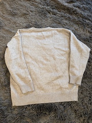 Jersey Ami Paris Gris Corazón Negro