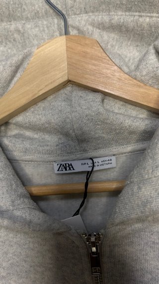 Sudadera Zara Beige Talla M