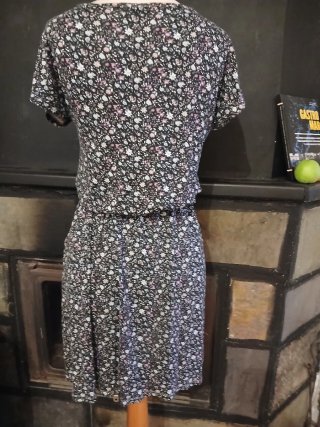 Vestido estampado floral talla única