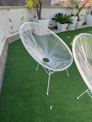 Juego de 2 Sillas Acapulco Blancas