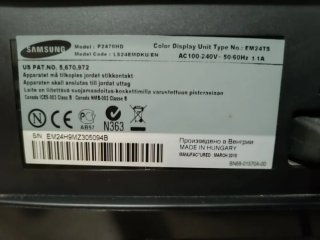 Monitor Samsung P2470HD 24 Full HD