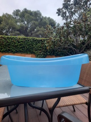 Bañera bebé azul Ikea