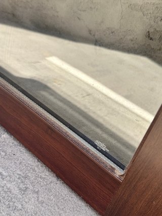 Ventana aluminio corredera marrón con climalit