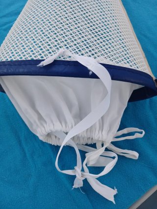 Capirote Nazareno Blanco y Azul