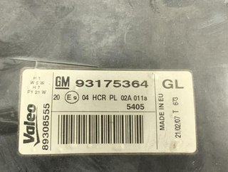 59614 93175364 faro izquierdo opel meriva 1.6