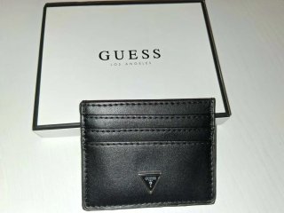 Tarjetero Guess Negro Caballero