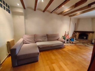 Sofá modular chaise longue tela
