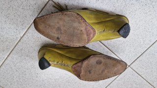 Sabot Tod's donna pelle verde oliva mis 35